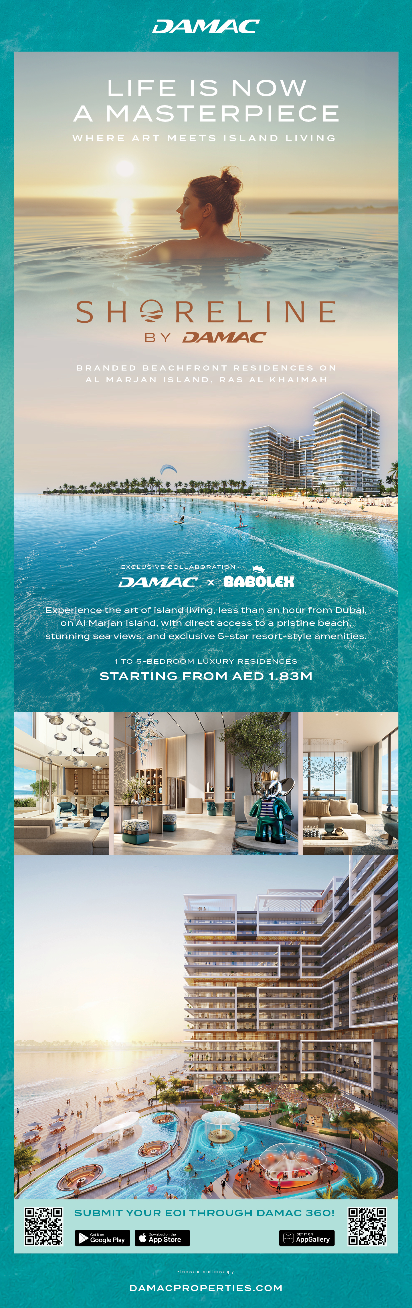 Shoreline by DAMAC โ Launch Render