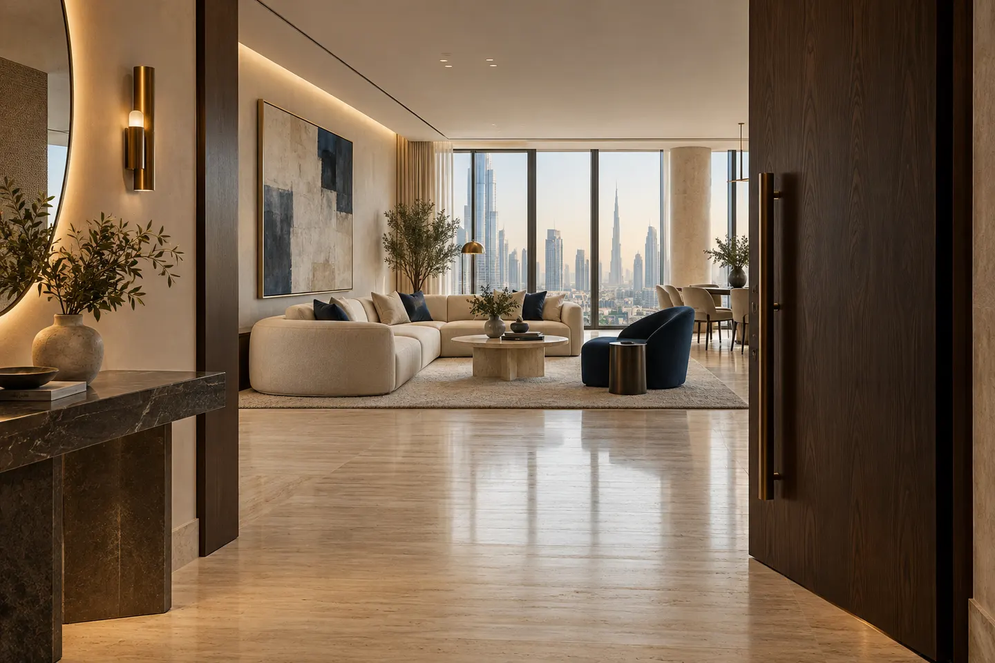 Conceptual architectural illustration for apartment owners