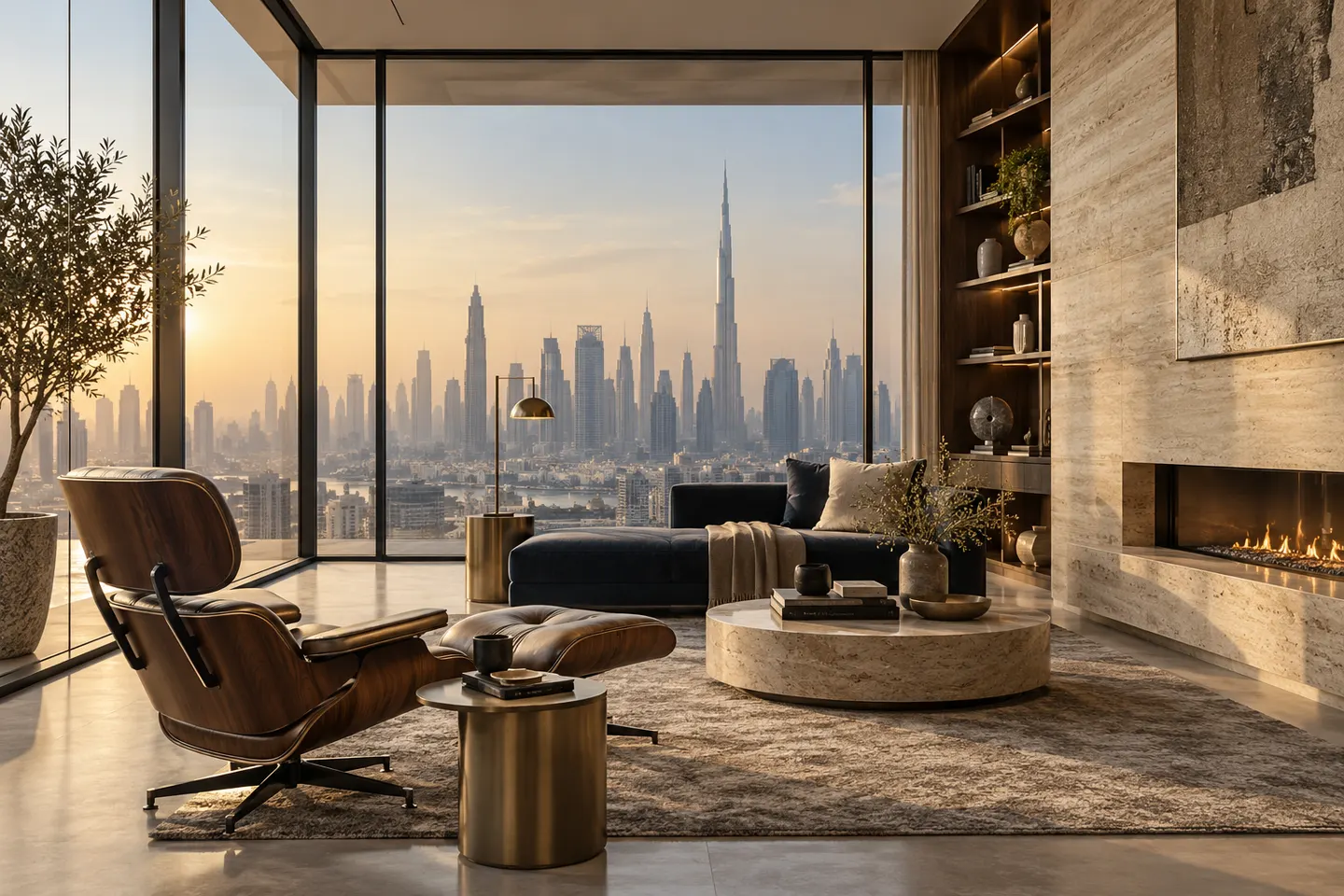 Conceptual architectural illustration for penthouse owners